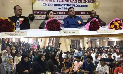 Hyderabad: Orientation programme held for MBA, UG freshers