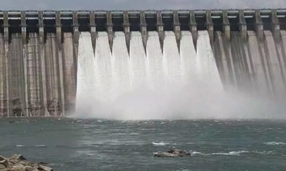 10 crest gates of Nagarjuna Sagar lifted