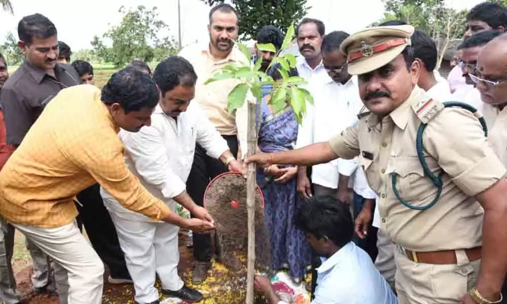 Sathupalli: Villagers told to protect saplings planted under Haritha Haram