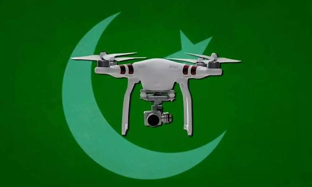 Pak terror activities through drones on