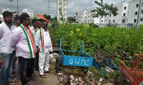 Shift dumping yard: Congress