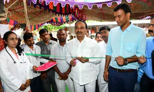 Mega health camp organised for civic staff in Karimnagar