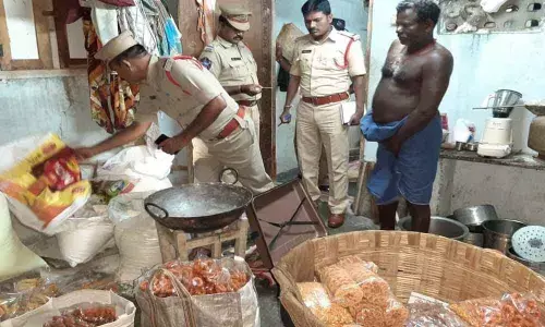 2 held, weapons seized during search opteration  in Kandukur