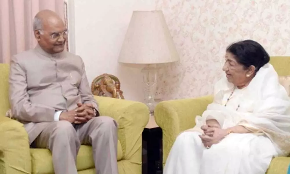President wishes Lata Mangeshkar on her 90th birthday