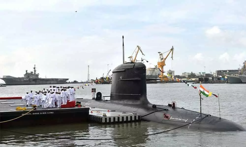 BIG BOOST TO INDIAN NAVY: INS Khanderi submarine commissioned