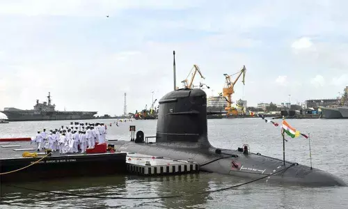 BIG BOOST TO INDIAN NAVY: INS Khanderi submarine commissioned