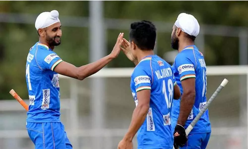 India hockey team steamrolls over Belgium in a 6-1 rout