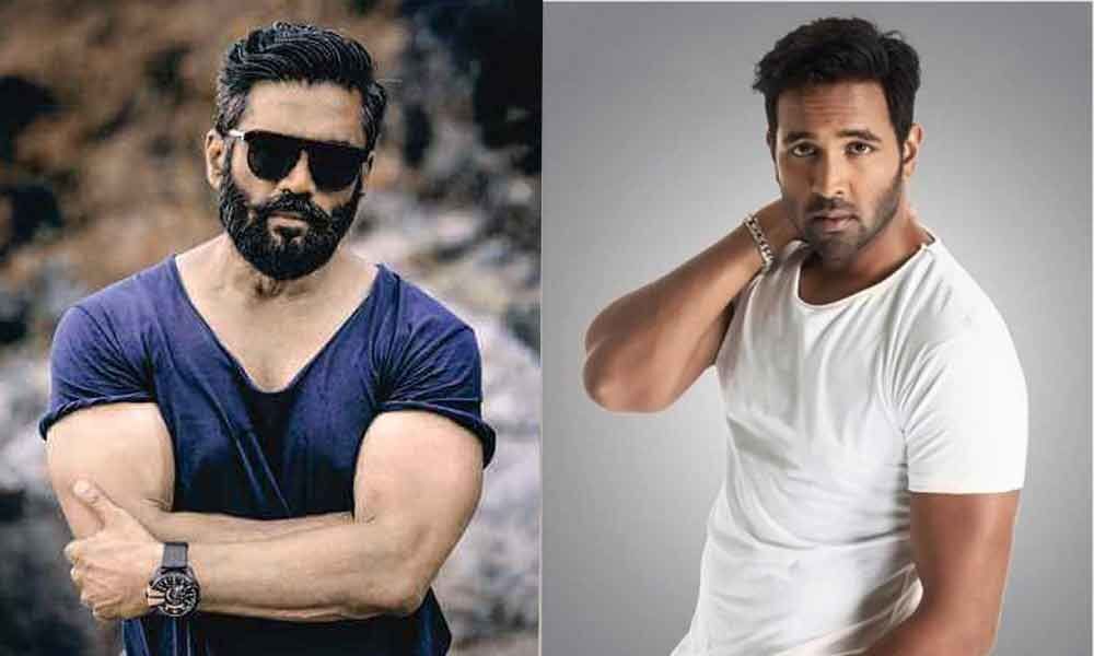 Suniel Shetty in Manchu Vishnu's Hollywood Film