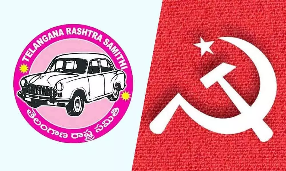 TRS seeks support of CPI in Huzurnagar - CPI to disclose their stand by Oct 1