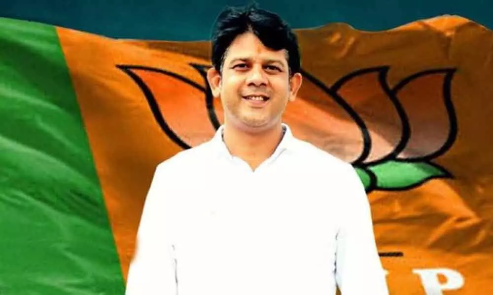 Image result for huzurnagar byelections BJP candidate
