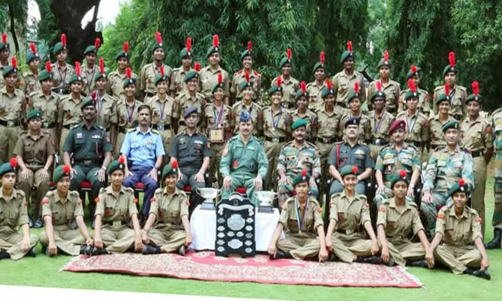 NCC cadets of TS & AP stood second in Thal Sainik Camp