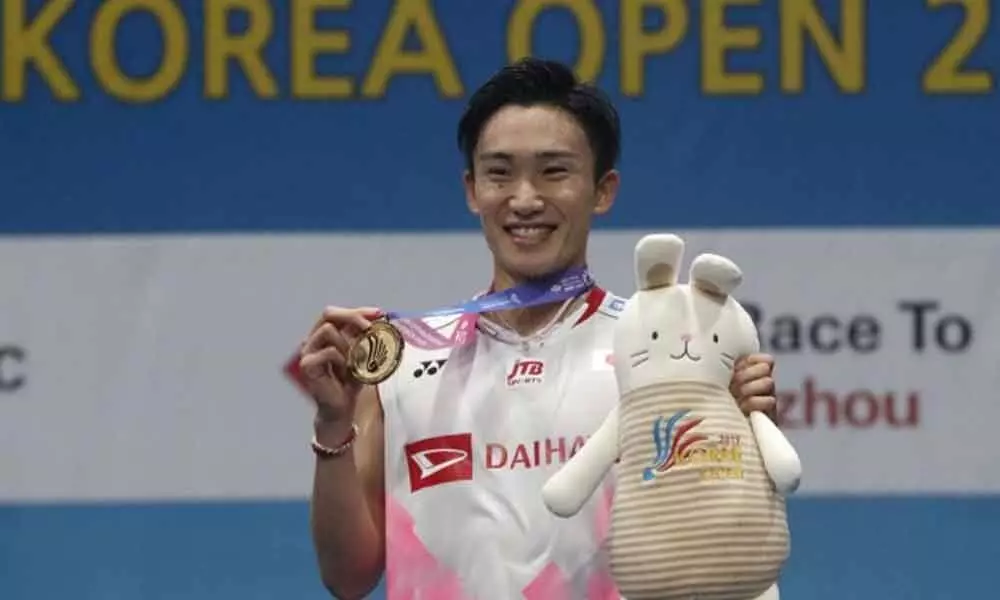Japans Momota wins Korea Open