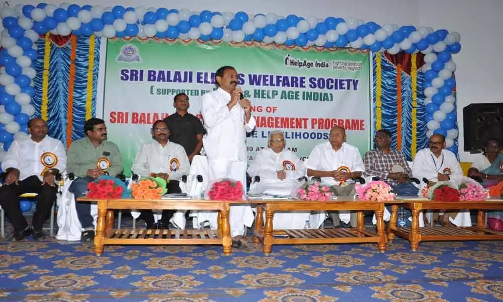 MLA stresses on effective laws for welfare of elderly persons in Tirupati
