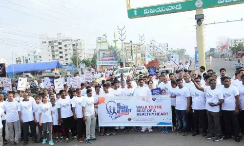 Walkathons mark World Heart Day in Ongole