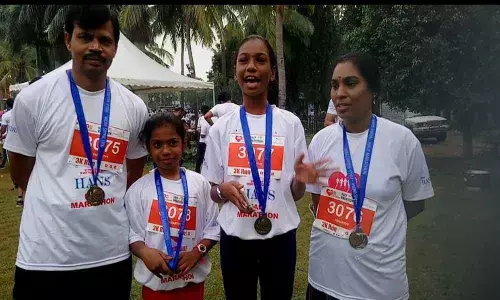 Marri Laxman Reddy Institute of Technology girls run for fun