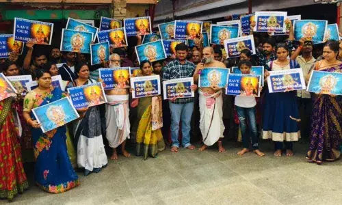 Save Sabarimala call by Ayyappa devotees