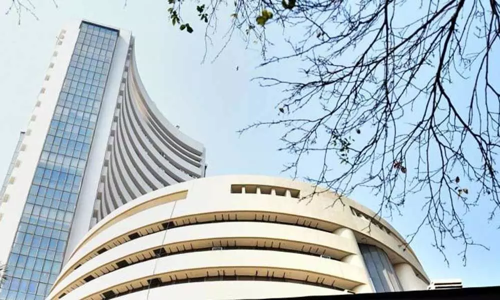 Sensex soars over 400 points; TCS falls 3 per cent