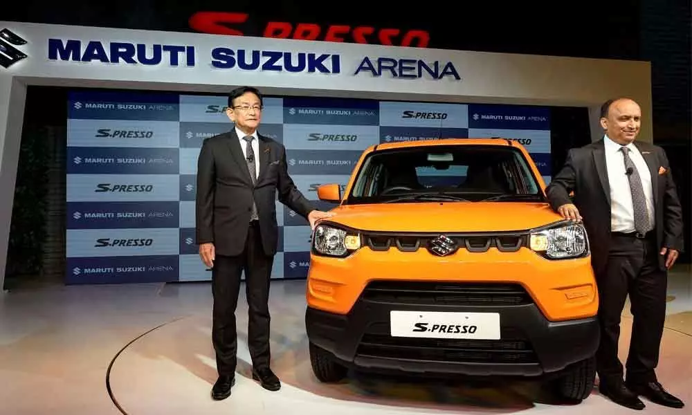 Maruti drives in mini SUV S-Presso