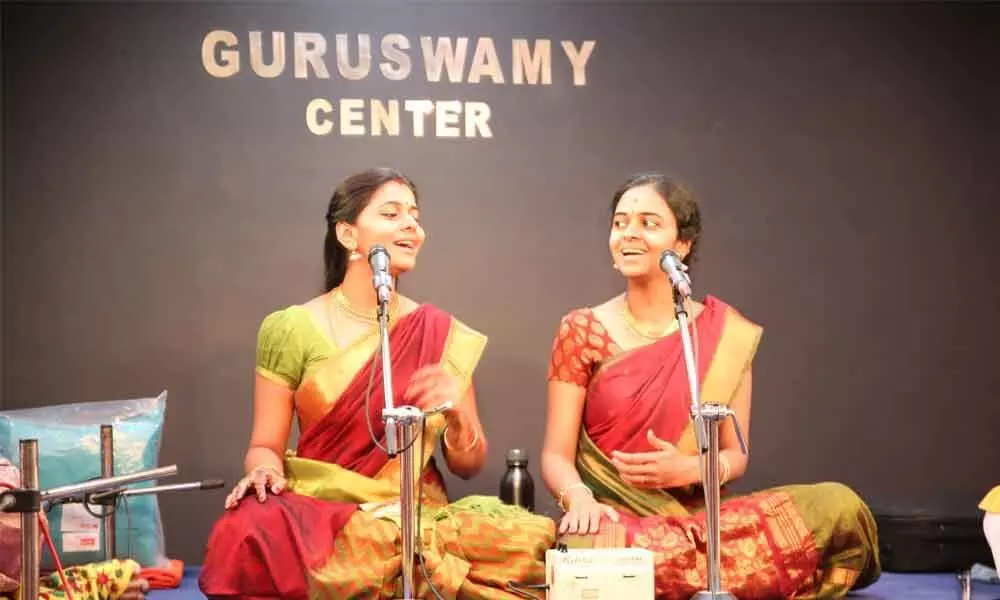 Chennais singing sisters