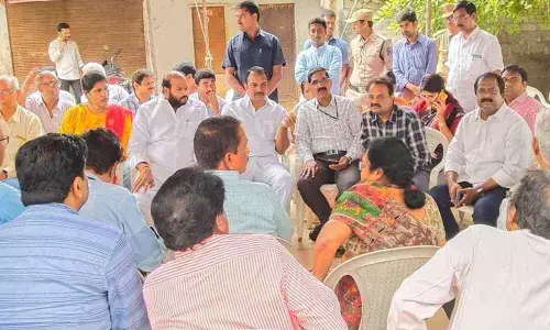 MLA Devireddy Sudheer Reddy holds meet on civic issues