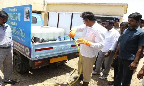 Swachh Truck programme for clean toilets at schools