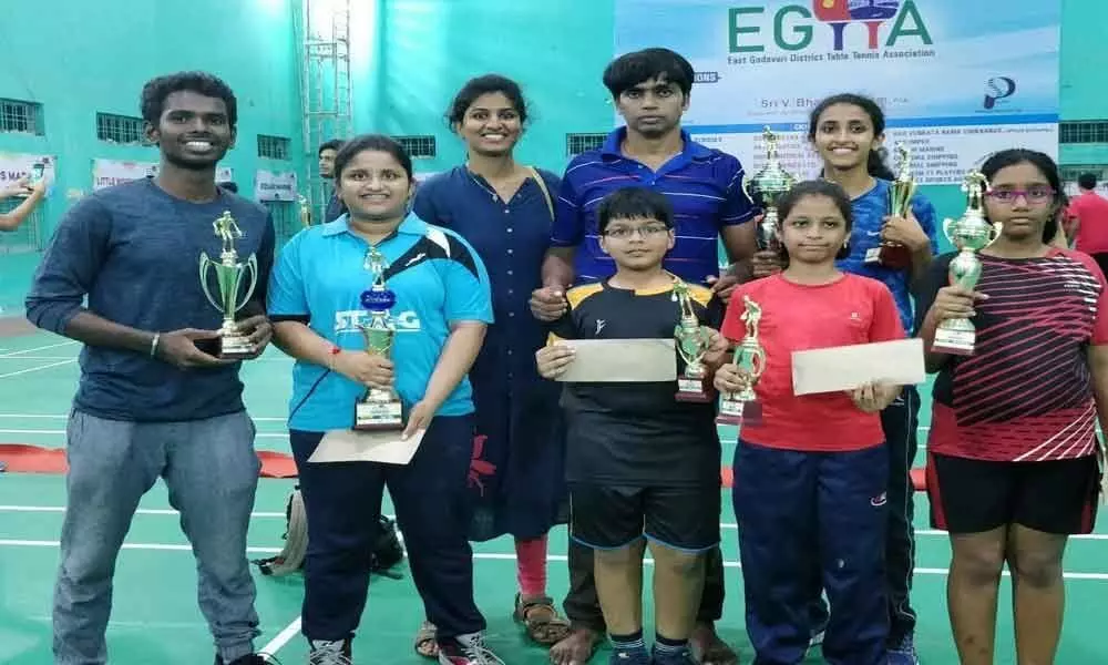 TT players from city win medals in championship