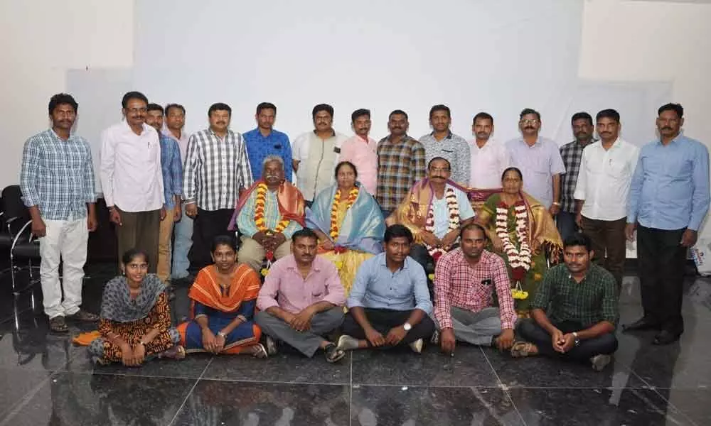 Retiring cops felicitated in Ongole