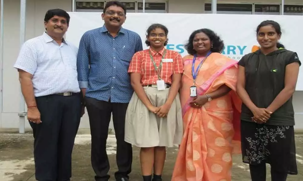 Westberry student selected for national rope skipping in Bhimavaram