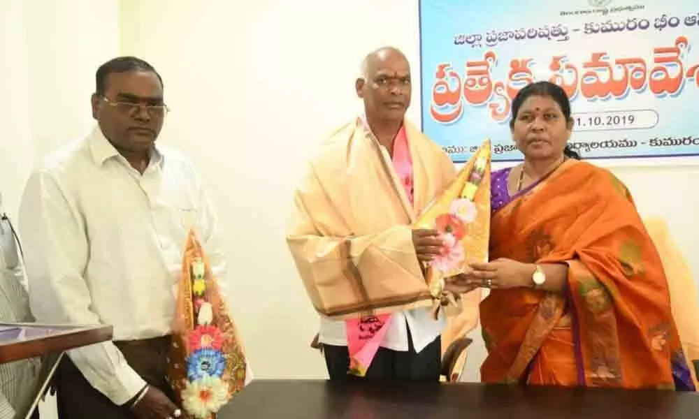 Krishna Rao sworn in as Zilla Parishad vice chairman in Kumram Bheem Asifabad