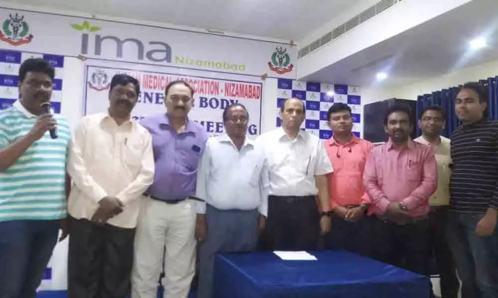 Dr Jeevan Rao elected Indian Medical Association district president in Nizamabad