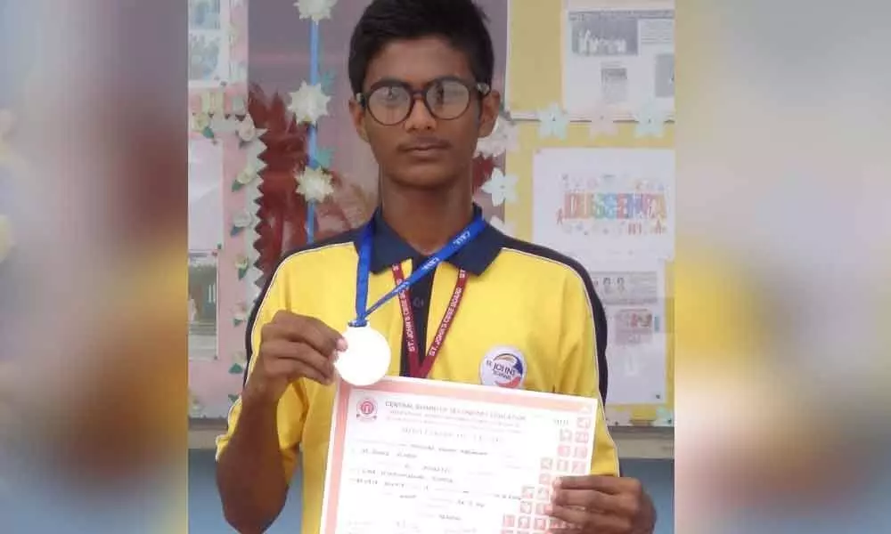 Rohan from St.Johns gets place in national athletic meet in Visakhapatnam