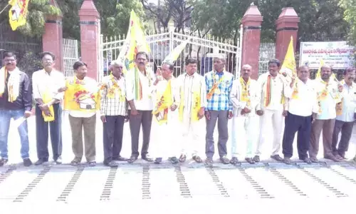 TDP demands repairs to rain-battered city roads in Karimnagar