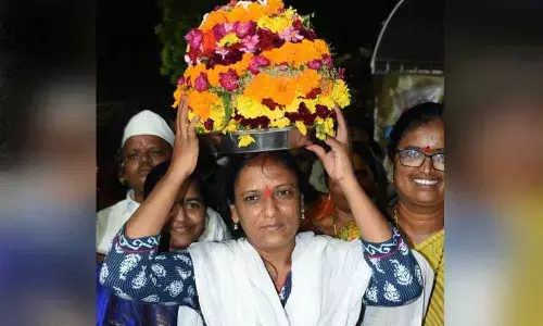 Warangal Rural Collectorate alight with Bathukamma festivities