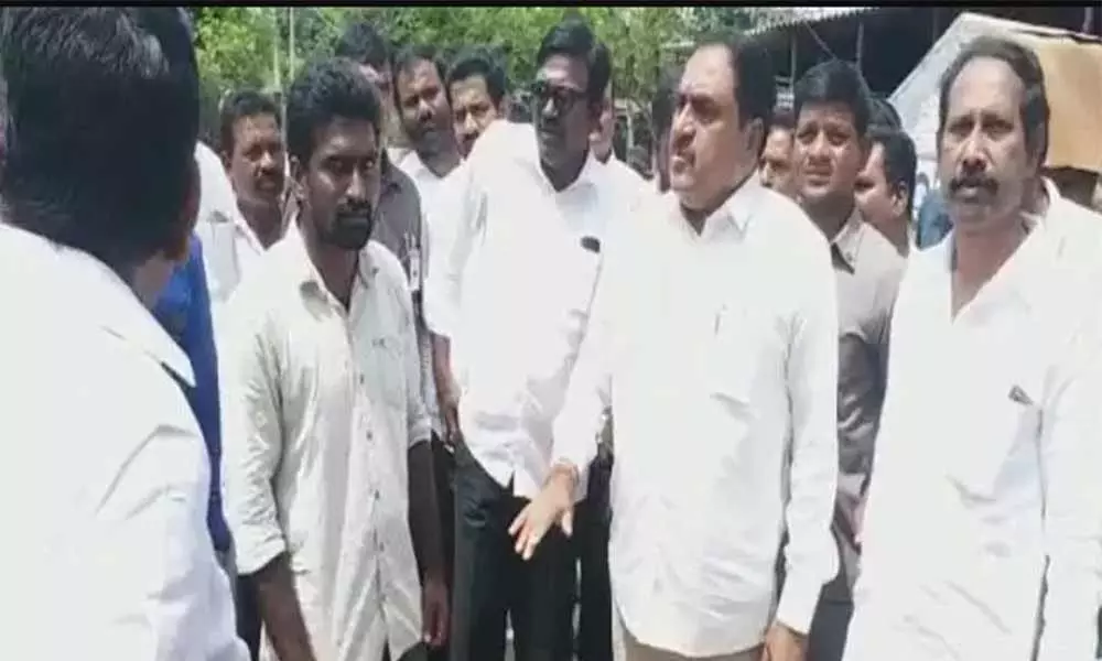 Telangana Minister Fined Shopowner Of Rs 5000 For Throwing Garbage On-Road