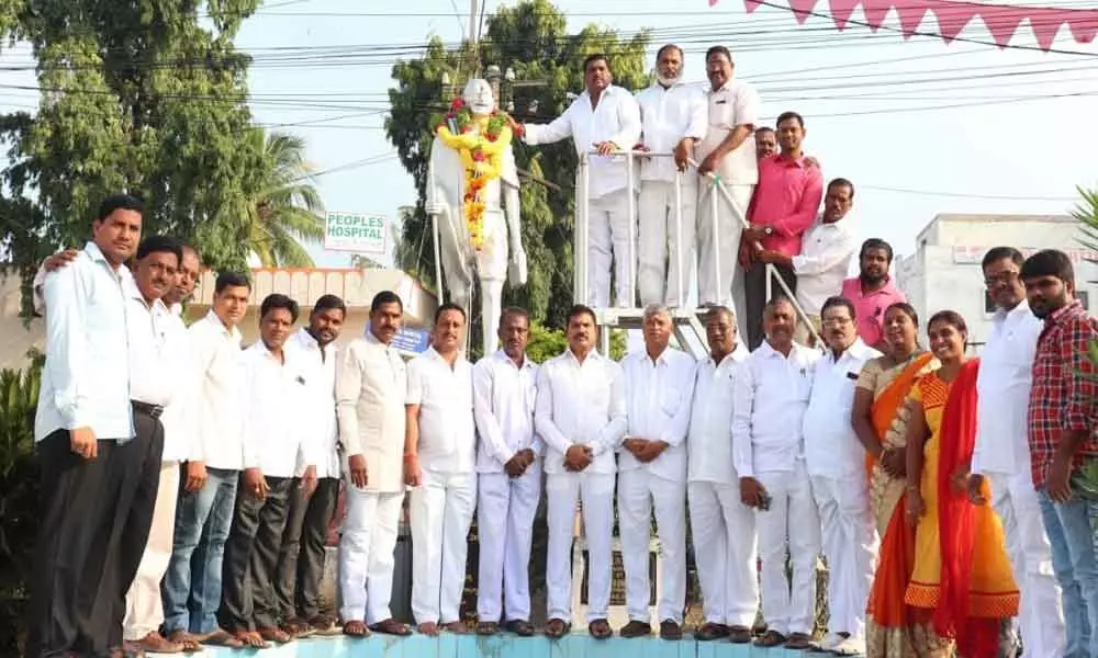 Gandhis jayanthi celebrated at industrial estate