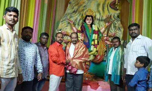 Sarannavaratri celebrations at Amberpet