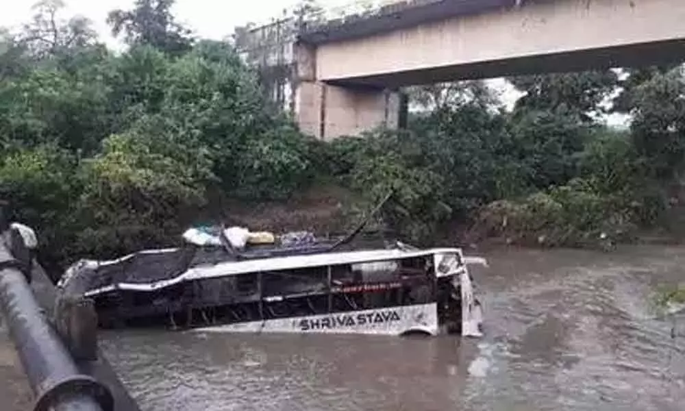 6 killed, 19 injured after bus falls into river in Madhya Pradesh