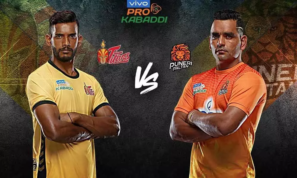 Pro Kabaddi 2019 Live Score: Telugu Titans vs Puneri Paltan