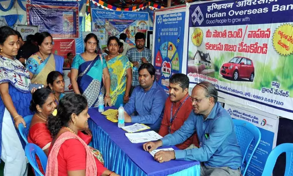 SLBC arranges loan mela in Rajamahendravaram