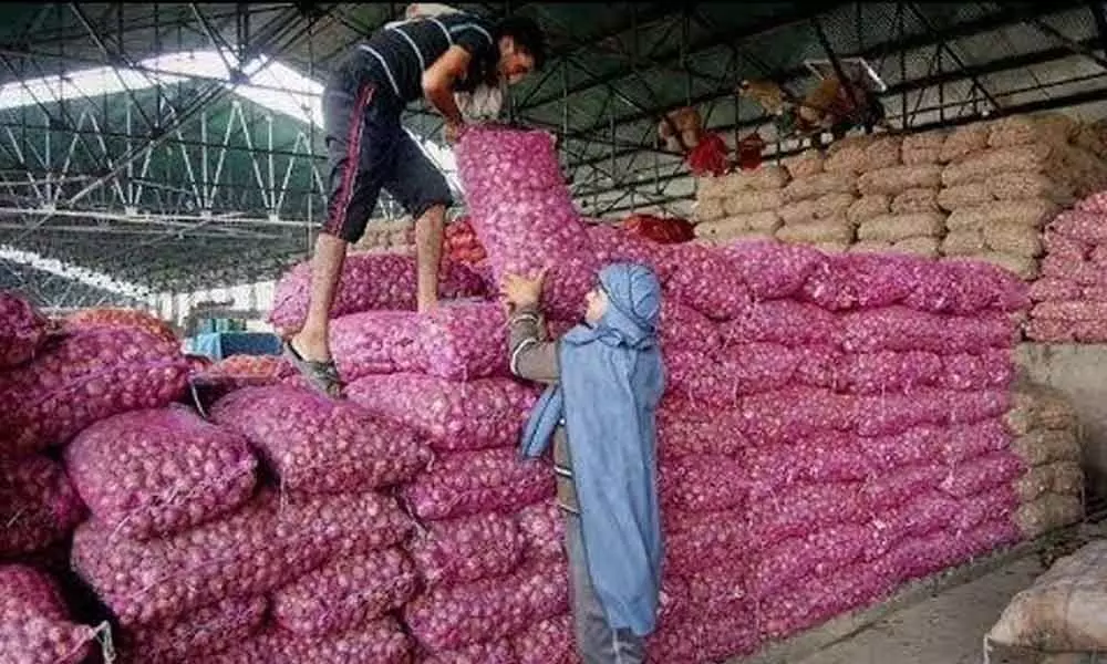 Wholesale onion prices fall in Maharashtra