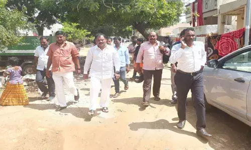 Corporator Ragam Nagendar Yadav takes out Padayatra
