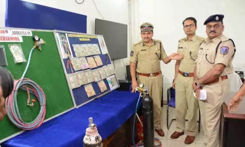 One ATM thief nabbed; 50,000, cutting  equipment seized in Hyderabad