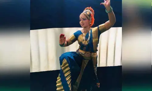 Lahari team performs at Durga Temple in Vijayawada