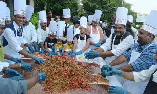 Christmas cake-mixing ceremony held in Visakhapatnam