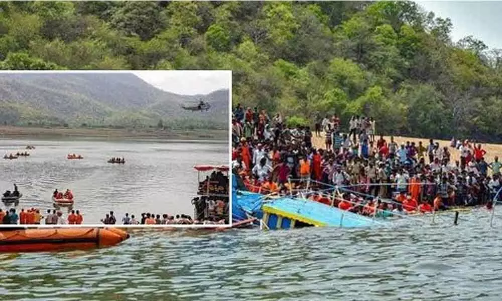 Devipatnam Boat Incident: Balaji Marines started its efforts to bring back capsized boat