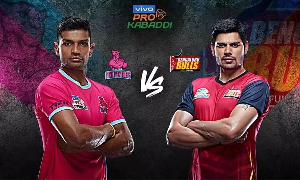 Pro Kabaddi 2019 Live Score: Jaipur Pink Panthers vs Bengaluru Bulls