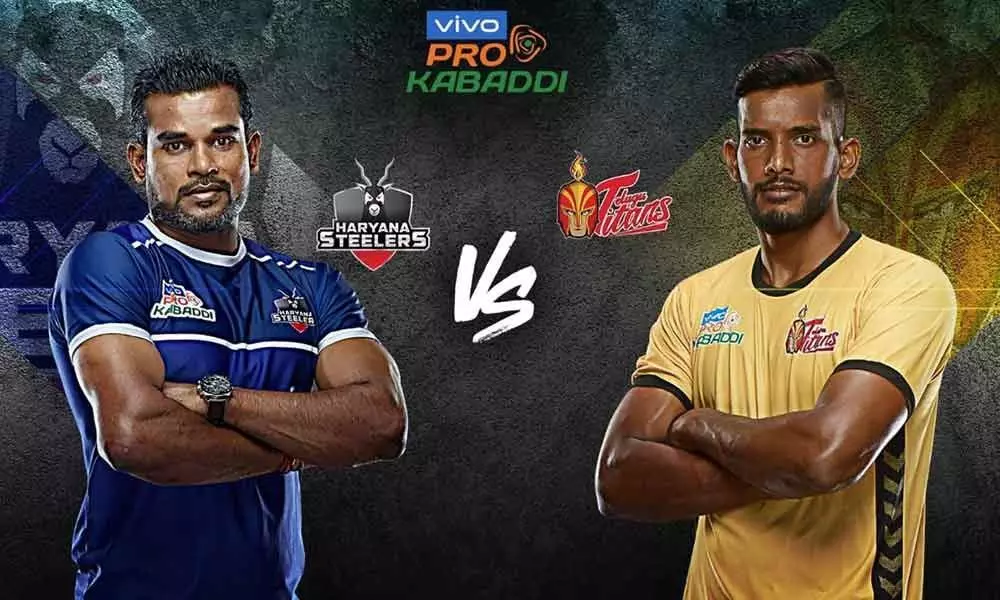 Pro Kabaddi 2019 Live Score: Haryana Steelers vs Telugu Titans