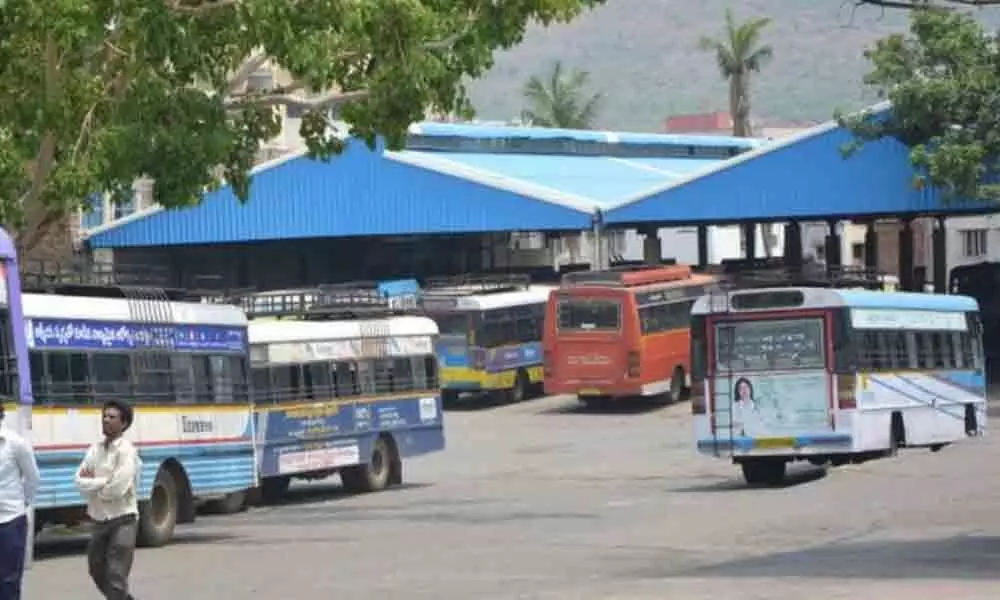 RTC strike from today: Khammam depot hires 183 buses