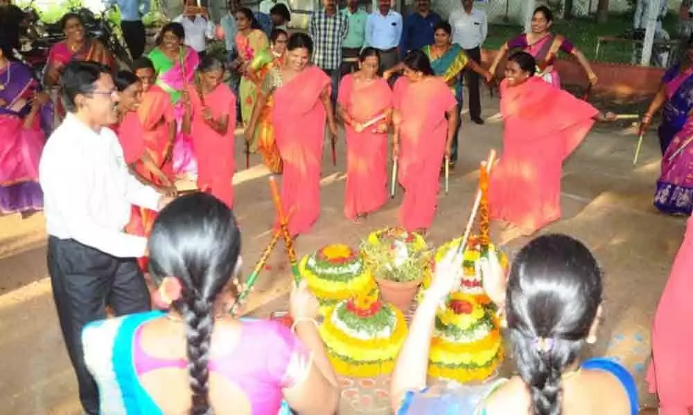 Hanamkonda: Bathukamma is cultural identity of Telangana State