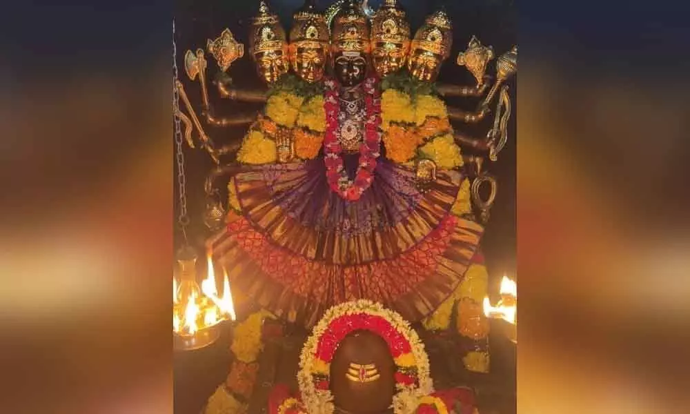 Devi pujas performed in Sree Peetham